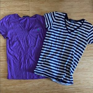 Set of 2 Polo sport Women’s Vneck Tee